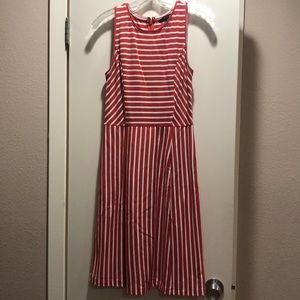 Fun striped orange dress